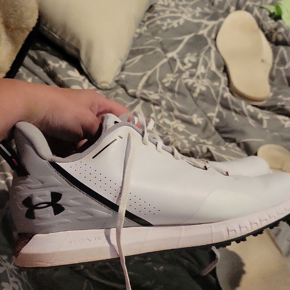 Under Armour White and Black Sneakers